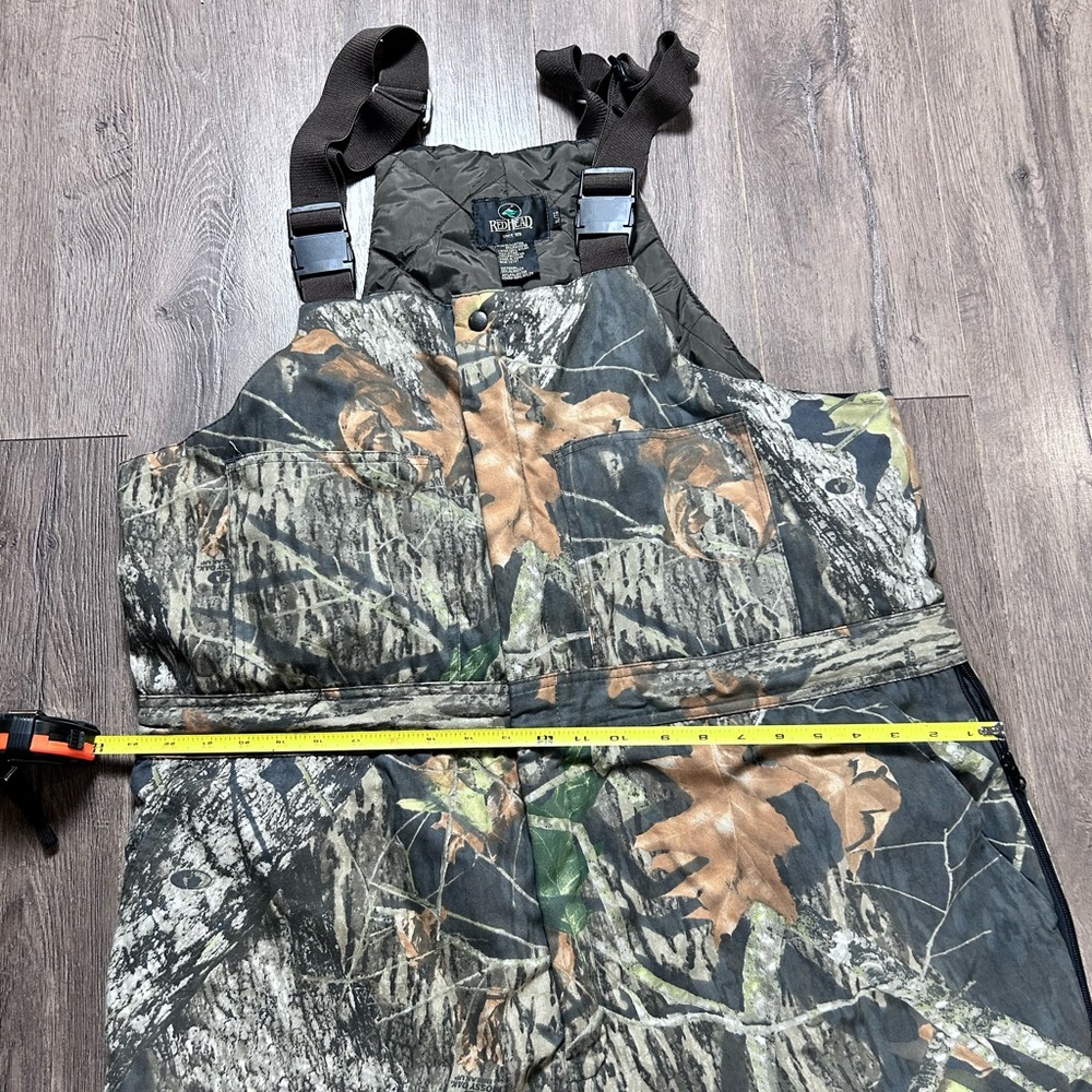 RedHead Camouflage Insulated Overalls zippers down both legs size XL - Picture 3 of 10